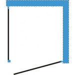 ALFA COMBI 70 x 80 cm Clear Well Luxusní sprchová zástěna