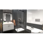 ALFA COMBI 70 x 80 cm Clear Well Luxusní sprchová zástěna