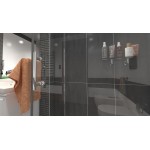 ALFA COMBI 75 x 80 cm Clear Well Luxusní sprchová zástěna