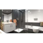 ALFA COMBI 80 x 70 cm Grape Well Luxusní obdélníková sprchová zástěna