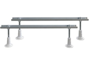 Podpěrné nohy k vanám, délka 80 cm