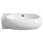 RIBERA keramické umývátko rohové 43x28,5 cm, otvor pro baterii vlevo, bílá