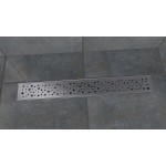 B-DRAINWELL 100 Chrom Odtokový podlahový žlab, bublinky