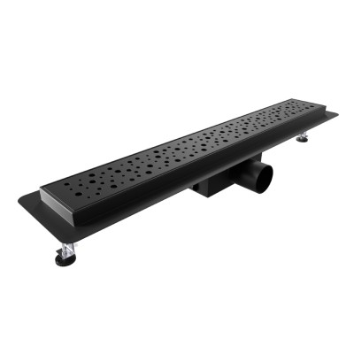 B-DRAINWELL 50 Black Odtokový podlahový žlab, bublinky