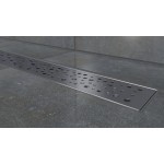 B-DRAINWELL 60 Chrom Odtokový podlahový žlab, bublinky