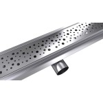 B-DRAINWELL 60 Chrom Odtokový podlahový žlab, bublinky