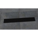 B-DRAINWELL 80 Black Odtokový podlahový žlab, bublinky