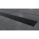 B-DRAINWELL 80 Black Odtokový podlahový žlab, bublinky