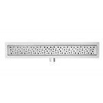 B-DRAINWELL 80 Chrom Odtokový podlahový žlab, bublinky