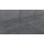 B-DRAINWELL 80 Chrom Odtokový podlahový žlab, bublinky