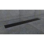 B-DRAINWELL 90 Black Odtokový podlahový žlab, bublinky