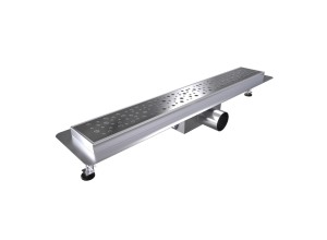 B-DRAINWELL 90 Chrom Odtokový podlahový žlab, bublinky