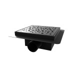 B-SQUARE 15 Black Odtoková vpusť - čtverec