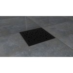B-SQUARE 15 Black Odtoková vpusť - čtverec
