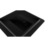 B-SQUARE 15 Black Odtoková vpusť - čtverec