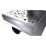 B-SQUARE 15 Chrom Odtoková vpusť - čtverec