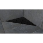 B-TRIANGL 20 Black Odtoková vpusť rohová
