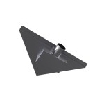 B-TRIANGL 20 Chrom Odtoková vpusť rohová