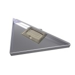 B-TRIANGL 20 Chrom Odtoková vpusť rohová