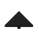 B-TRIANGL 25 Black Odtoková vpusť rohová