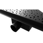B-TRIANGL 25 Black Odtoková vpusť rohová