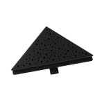 B-TRIANGL 30 Black Odtoková vpusť rohová