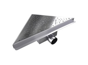 B-TRIANGL 30 Chrom Odtoková vpusť rohová