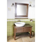 BRAND umyvadlová skříňka 100x73x50cm, mořený smrk