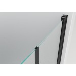 BETA COMBI BLACK 100x90 Grape Obdélníkový sprchový kout bez vaničky