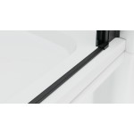 BETA COMBI II Black 90x110x90 Grape Sprchový kout nástěnný