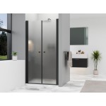 BETA Black 110 Grape Sprchové dveře do niky dvoukřídlé černé