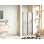 BETA Black 110 Grape Sprchové dveře do niky dvoukřídlé černé