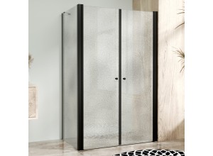 BETA COMBI Black 90x80 Grape Obdélníkový sprchový kout bez vaničky