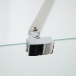 BETA COMBI II Chrom 80x100x80 Grape Sprchový kout nástěnný