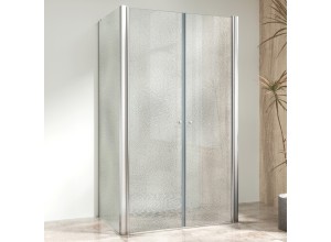 BETA COMBI II Chrom 80x110x80 Grape Sprchový kout nástěnný