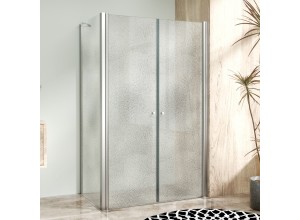 BETA COMBI Chrom 110x80 Grape Obdélníkový sprchový kout bez vaničky