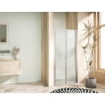 BETA Chrom 130 Grape Sprchové dveře do niky dvoukřídlé