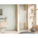 BETA Chrom 135 Čiré Sprchové dveře do niky dvoukřídlé