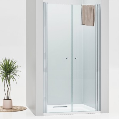 BETA Chrom 70 Čiré Sprchové dveře do niky dvoukřídlé