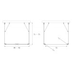 BETA COMBI II Chrom 70x90x70 Čiré Sprchový kout nástěnný