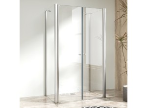 BETA COMBI II Chrom 90x90x90 Čiré Sprchový kout nástěnný