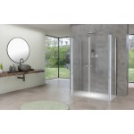 BETA COMBI II Chrom 80x90x80 Grape Sprchový kout nástěnný