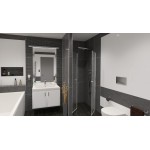 BETA 103 Grape Well Sprchové dveře do niky dvoukřídlé