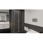 BETA 93 Čiré Well Sprchové dveře do niky dvoukřídlé