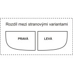 BIANCA 100x80 levá Well Sprchový box