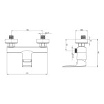 RAMO Sprchová nástěnná baterie