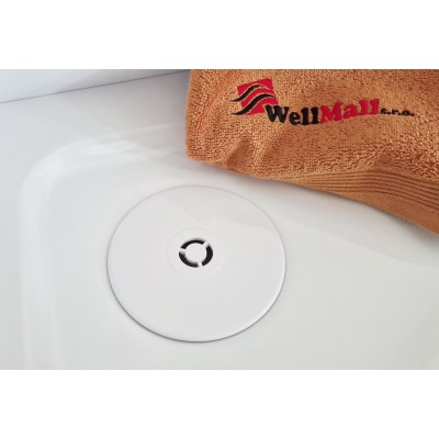 Krytka k vaničkovému sifonu 90 - bílá