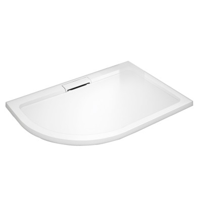 HARD 90x80x3,5 Pravá asymetrická mramorová vanička - II. jakost