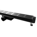 C-DRAINWELL 50 Black Odtokový podlahový žlab, kostky