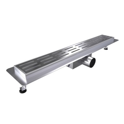 C-DRAINWELL 70 Chrom Odtokový podlahový žlab, kostky